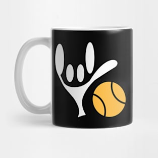 ASL Sign Language Love Padel Mug